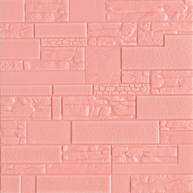 3D Foam Wallpaper Bar Restaurant Living Room Marble Wall Decor DIY Self-adhesive Waterproof Wall Sticker Modern Home Decor: JQZ233 / 70x77cm