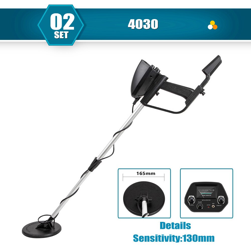 4080/4030 Metal Detector Underground Gold Finder High Sensitivity Treasure Hunter: 4030