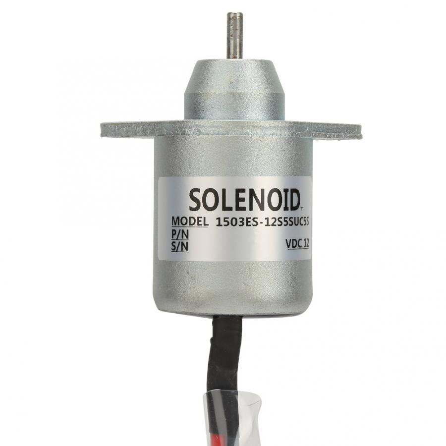 12V Diesel Fuel Engine Shut off Stop Solenoid Valve Replacement Kit 1503ES-12S5SUC5S Solenoid