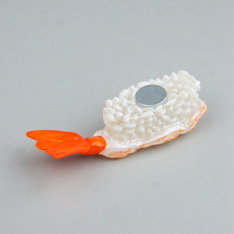 Simulation Sushi Fridge Magnets Refrigerator Stickers Japanese Cartoon Stereo Food Magnetic Stickers Refrigerator Decoration