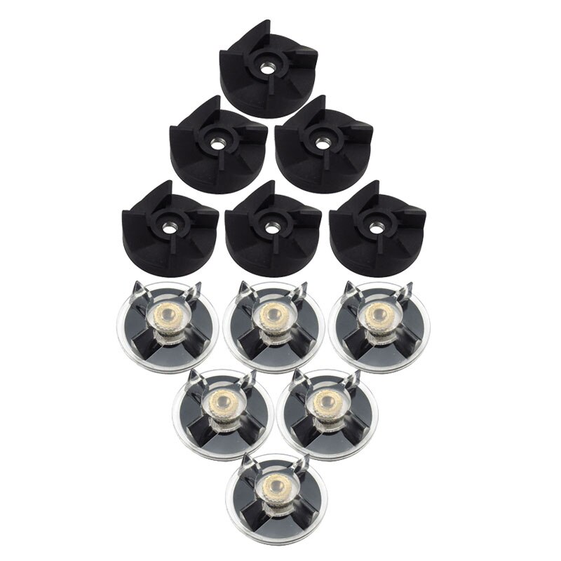 12 stk blender juicer dele 6 stk blade gear 6 stk base gear reservedele til magic bullet 250w mb 1001 mb 1001b mbr -110