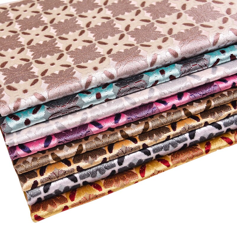 Brede 57 cm dikke europese stoffen bank jacquard gesneden pool fluwelen stof voor kussen kussen gordijn doe-het-zelf materiaal
