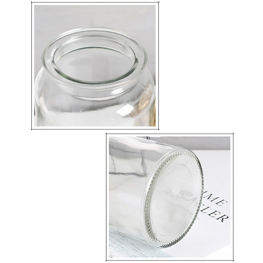 European Decoration Home Glass Vase Flower Vase Flower Arrangement Hydroponic Tabletop Vase for Flower Decoration