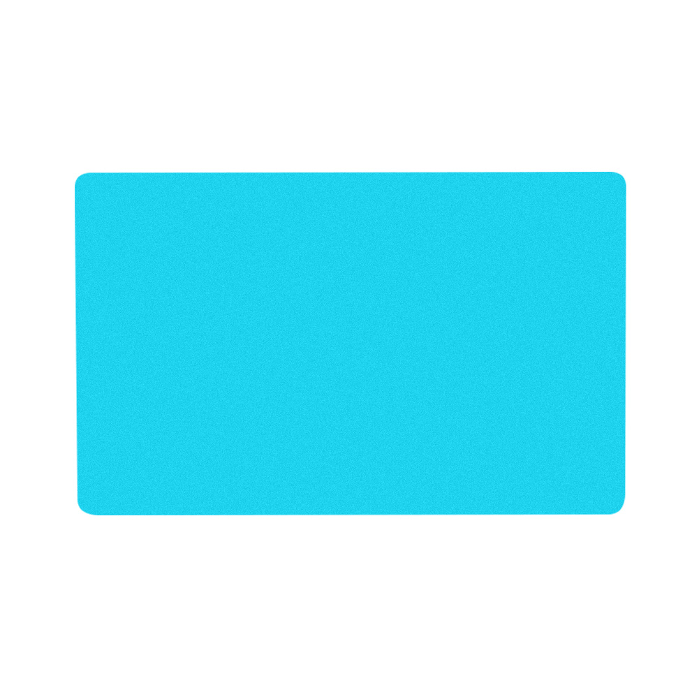 100Pcs Engraved Accessories Identity Blank Card Thermal Transfer Name Smooth Rustproof Business Visiting Aluminium Alloy Marking