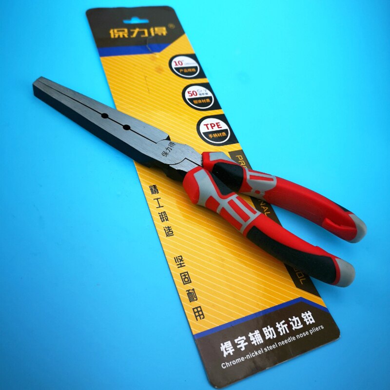 Lassen Tang Teken Buigen Tool Met Platte Mond Teken-Maken Aluminium Strip Bender: 10.1cm long