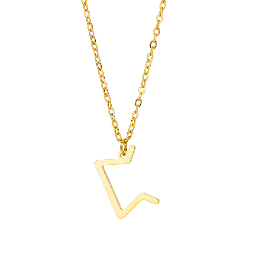 Pendentif runique nordique pour femme, collier de superposition rune viking, bijoux délicats minimalistes, breloque Futhlavabo Runes, pour personne âgée: Imitation plaquée rhodium