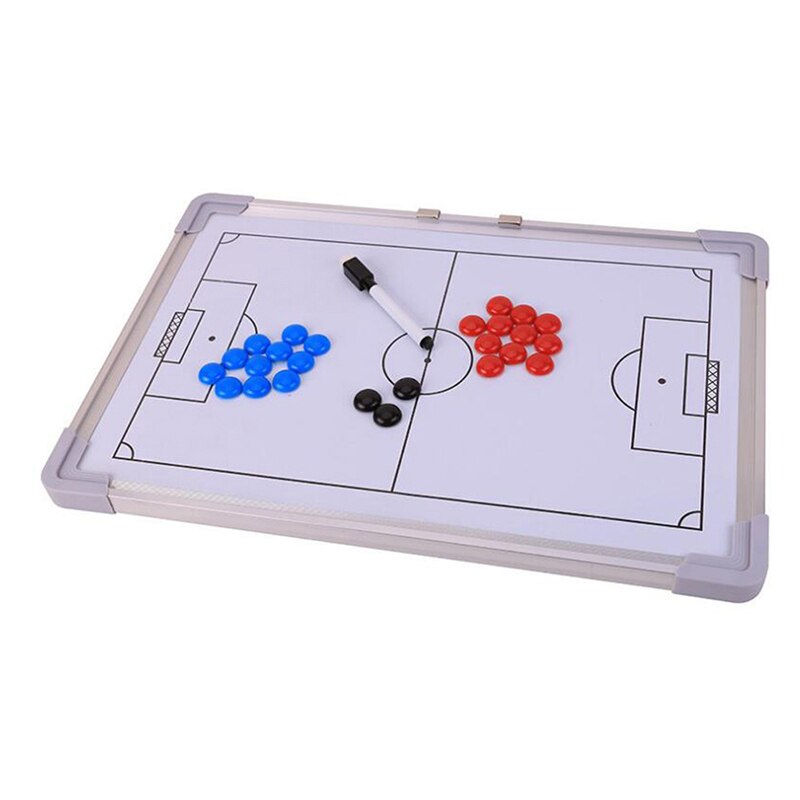 Taktische magnetische platte aus aluminium für fußballspiel-strategie-trainer, rechtes brett für fußballspiel-trainingsgeräte, zubehör