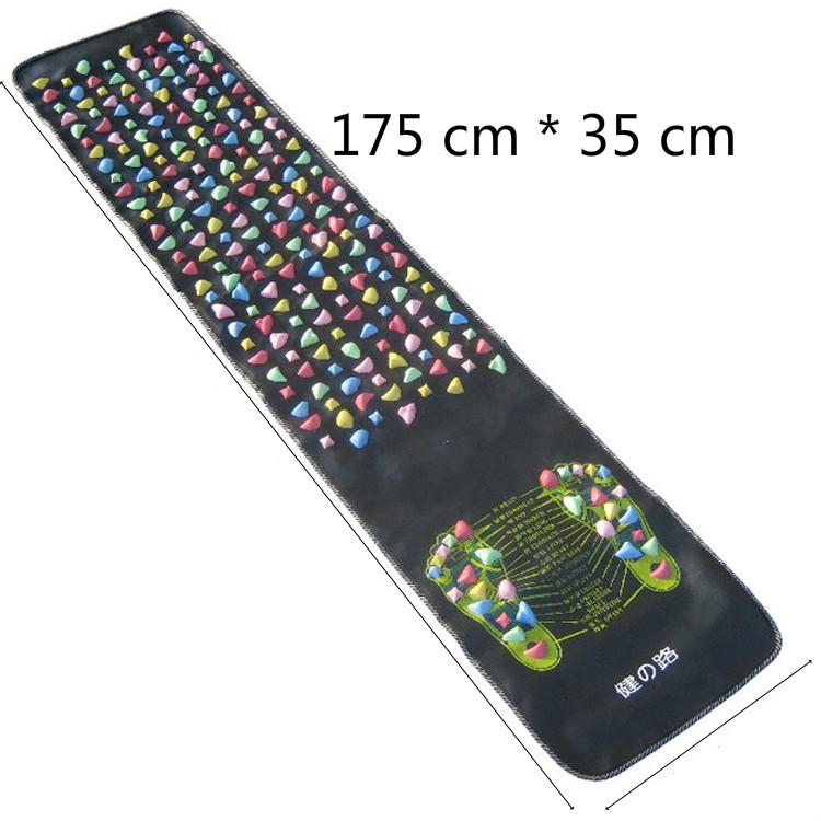HANRIVER-alfombra masajeadora de pies con piedras de Color, producto de , para pasteles calientes, el camino de la salud, 2022