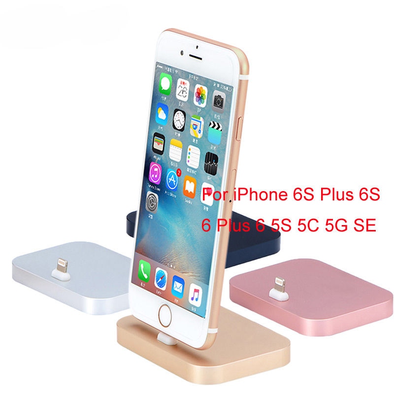 5 V/2A USB câble socle de charge berceau Dock Station de chargeur de synchronisation pour iPhone 5/5 S/SE 6 6S 7 Plus support de chargeur de bureau