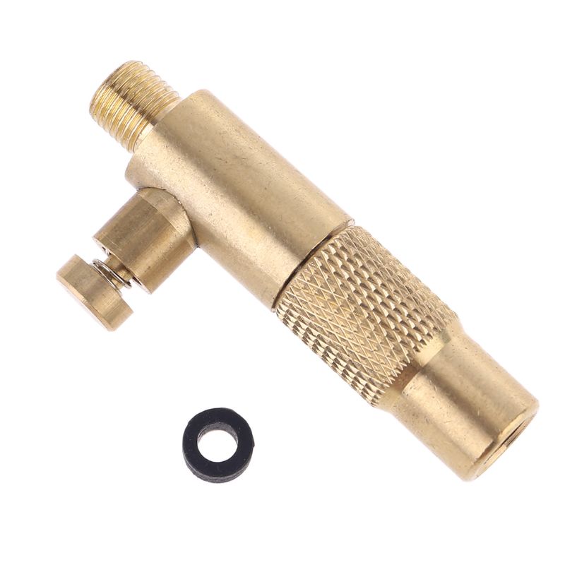 Brass Car Tire Inflator Standard Fine Thread Vehicle Air Compressor Pump Connector with Deflation function