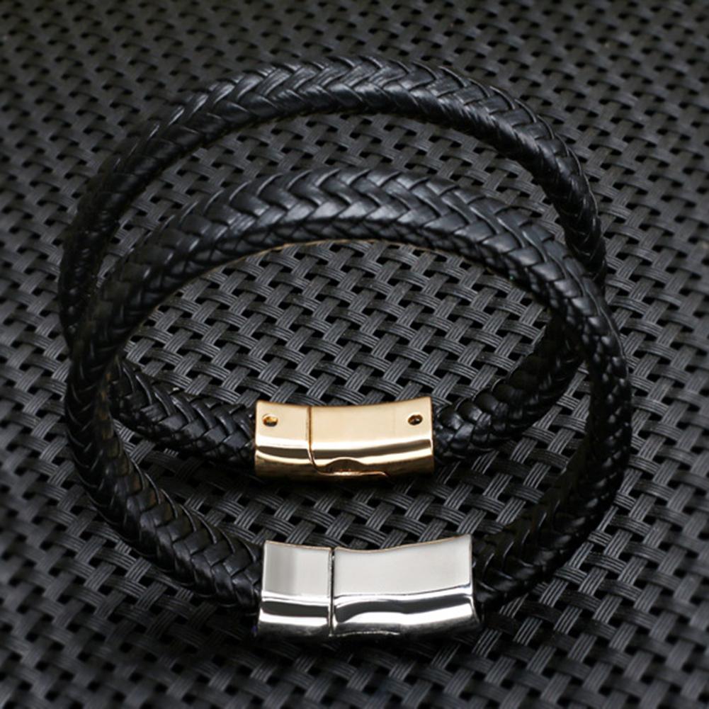 Jahrgang herrenarmband aus gewebtem kunstleder, armreif, partyschmuck