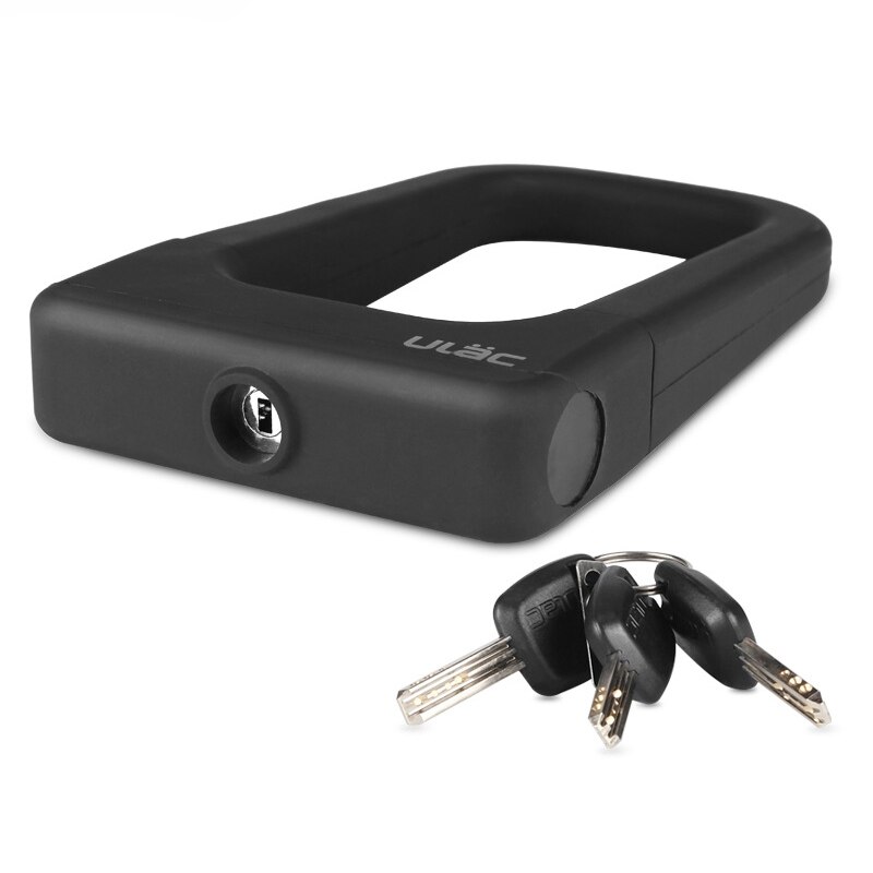 Heavy Duty Anti-Theft Alloy Bike Bicycle U Lock Motocycle Padlock with 3 Security Keys Transportation Bracket System