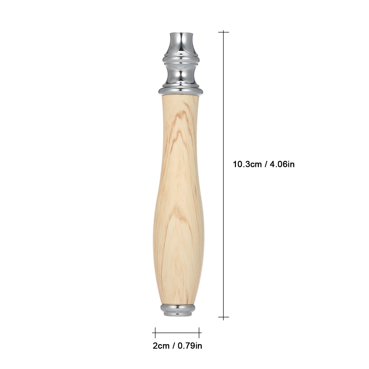 Shaving Handle Razor Handle for Double Edge Safety Beard Razor Replacement Razor Handle Grip Manual Mustache Removal