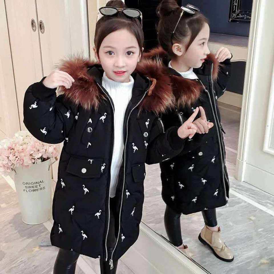 Girls Down Jacket Russia Winter Clothing Kids Warm Thick Coat Windproof Coats For 4-13 Year Girl Outerwear: 03as picture / 12