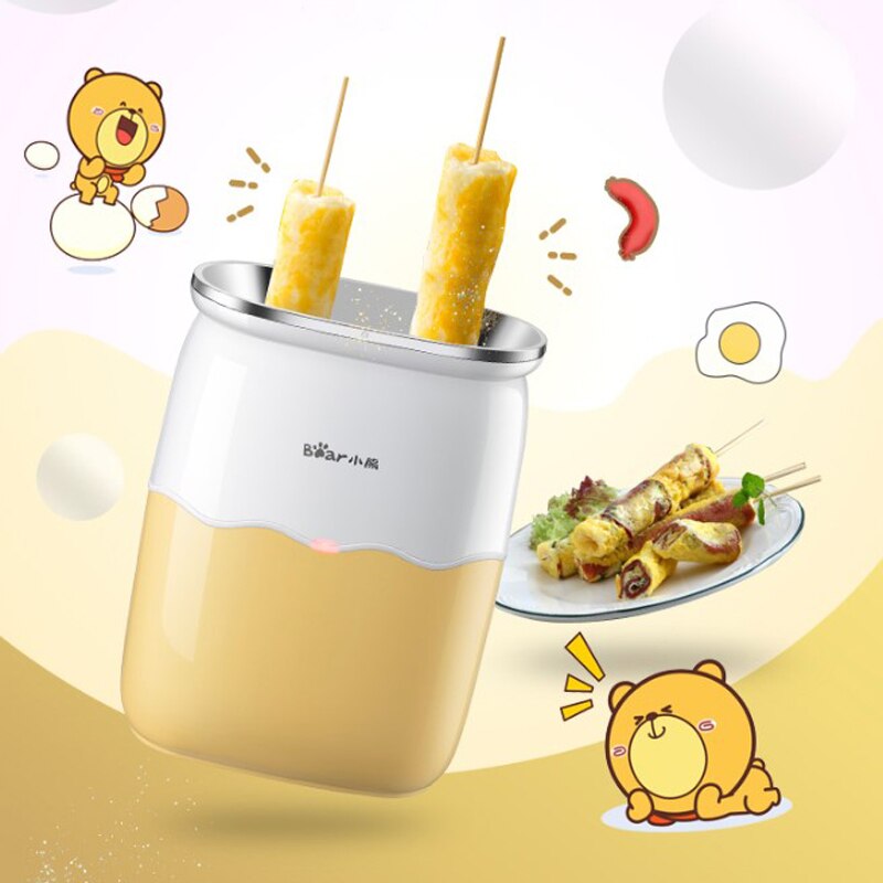220V Electric Omelette Dual Egg Roll Maker Breakfast Machine Automatic Boiled Eggs Sausage Cooker Egg Cup 200W
