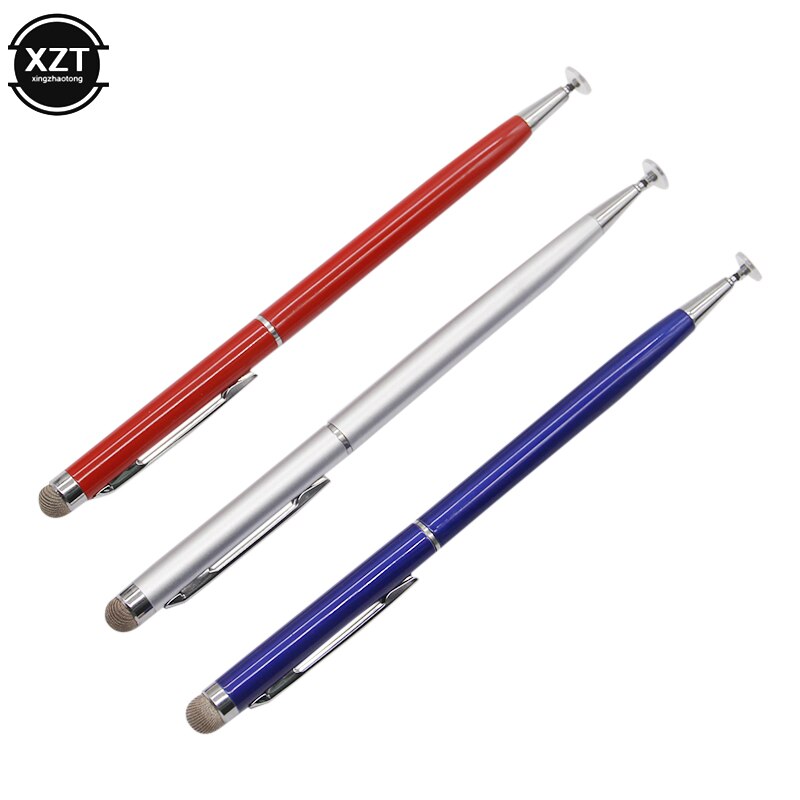 Lápiz capacitivo 2 en 1 para pantalla táctil, bolígrafo de dibujo con succionador táctil conductivo, cabeza táctil de microfibra para tableta y teléfono inteligente