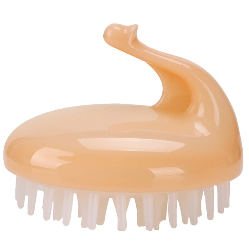 Handheld Siliconen Hoofdhuid Massage Kam Borstel Wassen Kam Mini Hoofd Meridiaan Massage Grove Kam: as pic