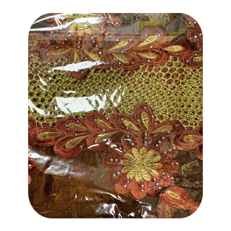 Afrikanska kvinnor speciella scarfs muslimska kvinnor broderi 100%  bomull halsduk fest bröllop scarf  bm904: Bm904 15