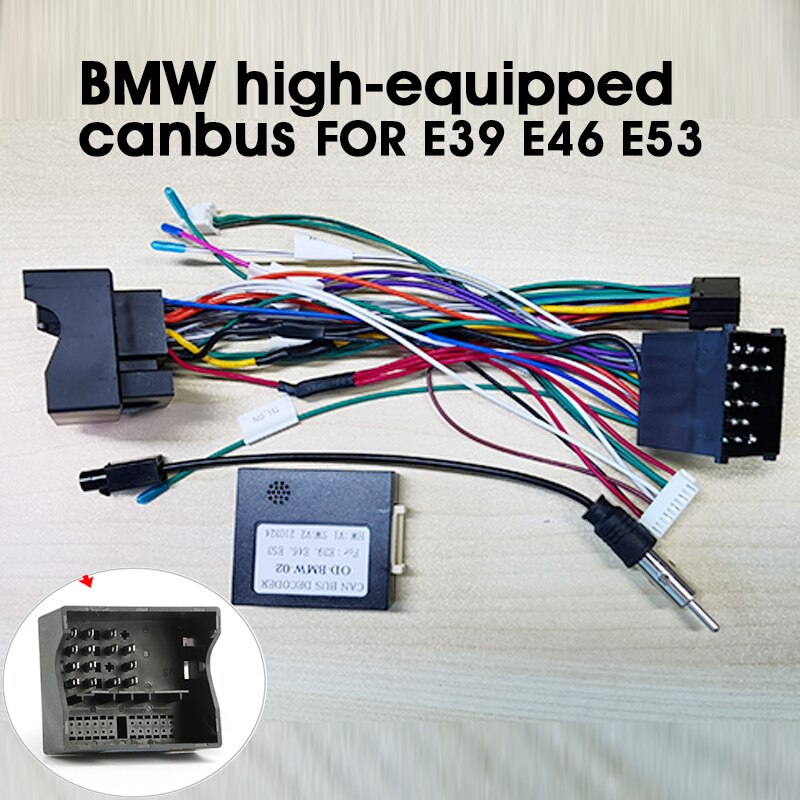 Amplificador de radio para coche Canbus, adecuado para varios cables de Toyota, Honda, Volkswagen, Kia, Nissan, Hyundai, etc.: BMW canbus