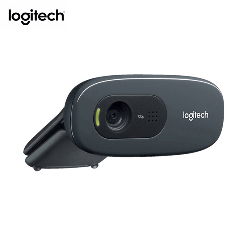 Logitech C270 HD Webcam with Built in Micphone USB 2.0 Interface Camera Network Video Conference Wide Angle Vid 720P Laptop PC