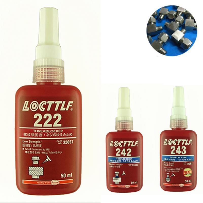 222/242/243 50 ml Cilindrische Retainer Vergrendeling Lijm Metalen Schroef Anaërobe Lijm Thermische Sterkte Omgeving Lijm