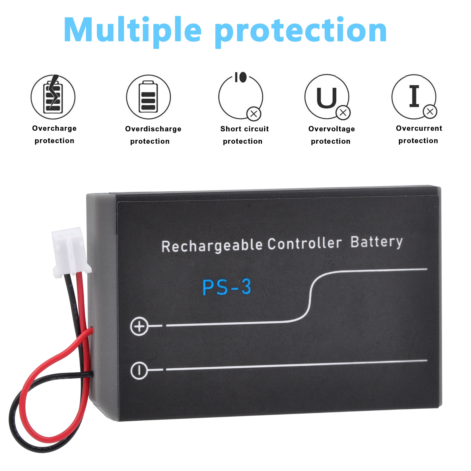 Batterie de contrôleur Batmax PS3 LIP1359 LIP1859 LIP1427 batterie PS3 pour Sony Playstation 3 Dualshock 3 PS3 contrôleur Bluetooth