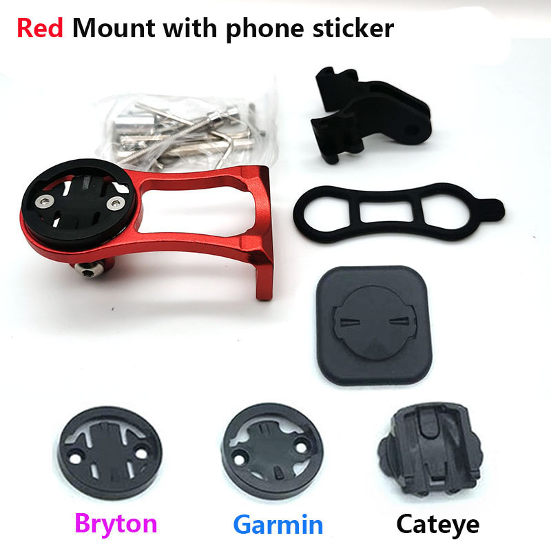 Fiets Camera Houder Aluminium Fietsstuur Mount MTB racefiets Fietsen Beugel f Garmin bryton igp computer telefoon mount: Light Grey