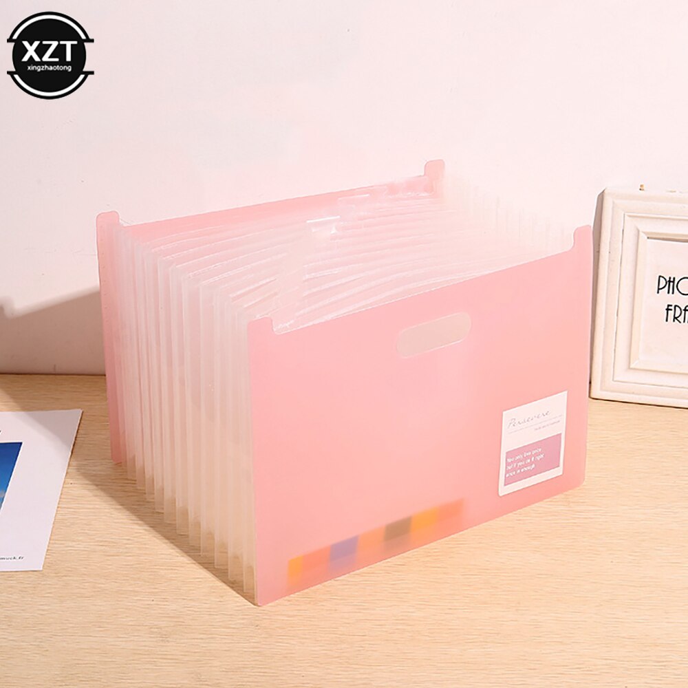 Cartella di estensione tasche funziona fisarmonica ufficio A4 file gestore cartella a fisarmonica verticale per documenti attività commerciale scrivania organizer
