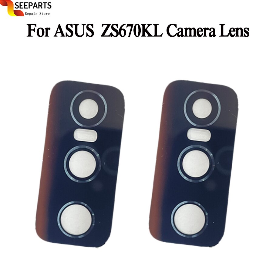 Voor Asus Zenfone 7 ZS670KL Back Rear Camera Lens Glas Vervanging Voor Asus ZS670KL Rear Camera Lens Glas