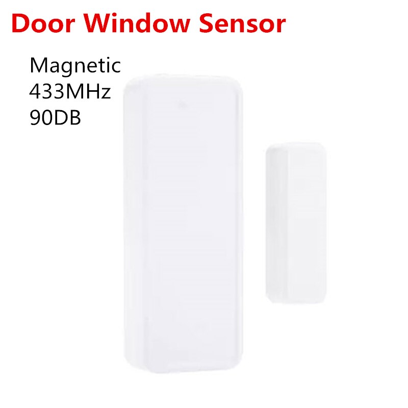 GS-WDS07 Home Security 433MHz Wireless Door Magnetic StripSmart Window Door Sensor Detector for Security Alarm Home System