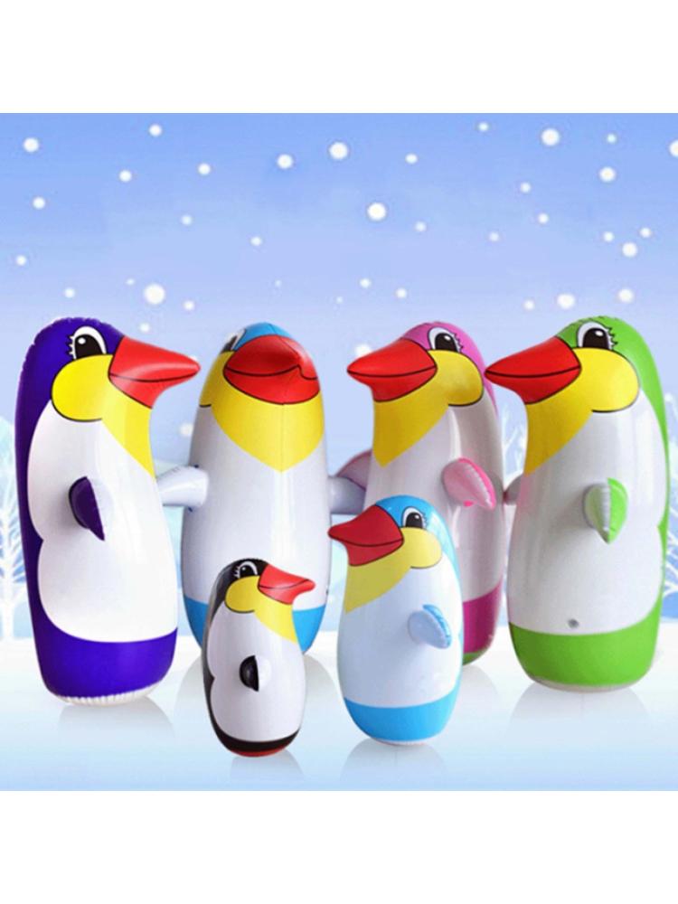 Juguete inflable de PVC para niños, muñeco realista de pingüino de dibujos animados, de 36cm/45cm/70cm, M89C