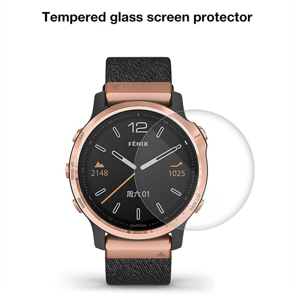 3Pcs/lot Tempered Glass Film For Garmin Fenix 7S 7 7X 6S 6 6X Pro 5S 5 Anti-Scratch Screen Protective Film For Forerunner 55 745