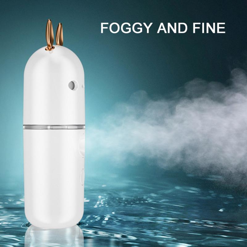 Mini Mist Sprayer Cute Nano Facial Sprayer Cool Mist Face Mister Portable Face Humidifier USB Facial Spray Steamers Skin Care