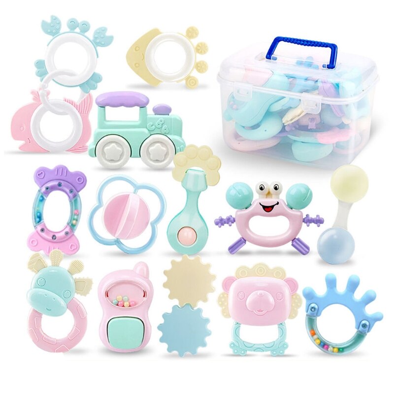 Anti-fall Toothbrush Nursing Infant Training Teether Toddler Heat-resistant H055: 14-piece set