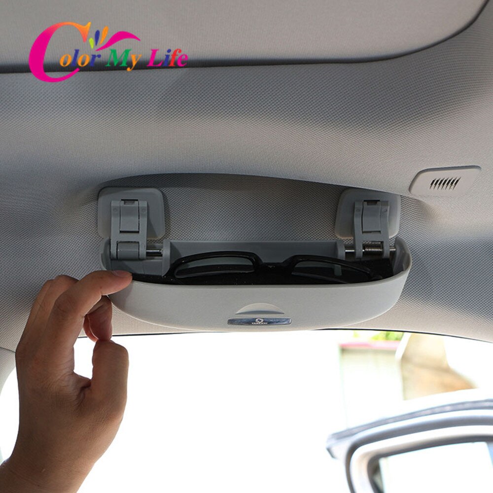 Kleur Mijn Leven Auto Zonnebril Case Houder Voor Jeep Renegade - Glazen Doos Organizer Accessoires Auto-styling