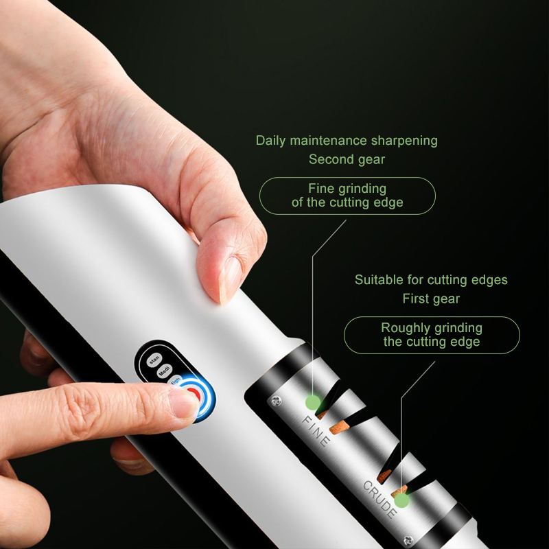 Knivsliper elektrisk kniv usb elektrisk knivsliper justerbar oppladbar sliper kjøkkenverktøysliper