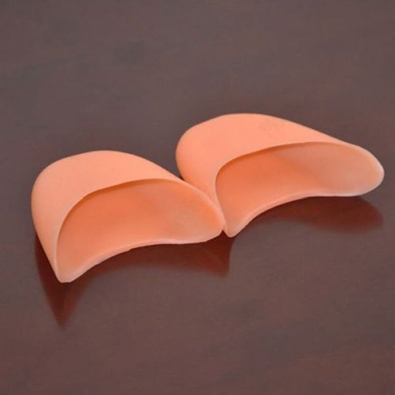2PCS Silicone Pointe Gel Toe Ballet Dance Shoes Pads Protector