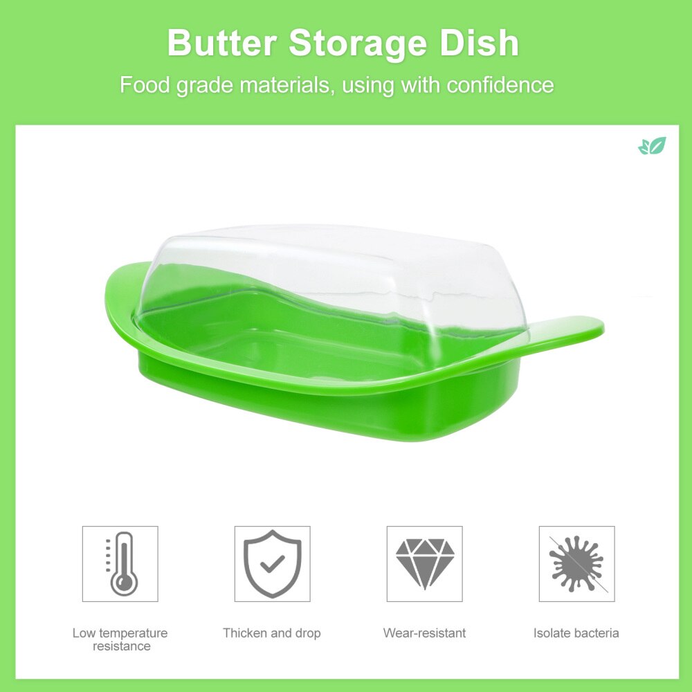 1 Set Cheese Butter Container Dish Storage Box with Lid and Scoop Cutter