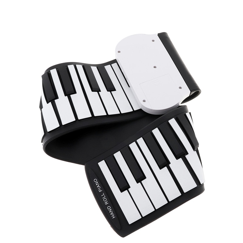 37 Keys Silicon Flexible Hand Roll Up Piano Soft Portable Electronic Digital Keyboard Organ Music For Children Student: Default Title