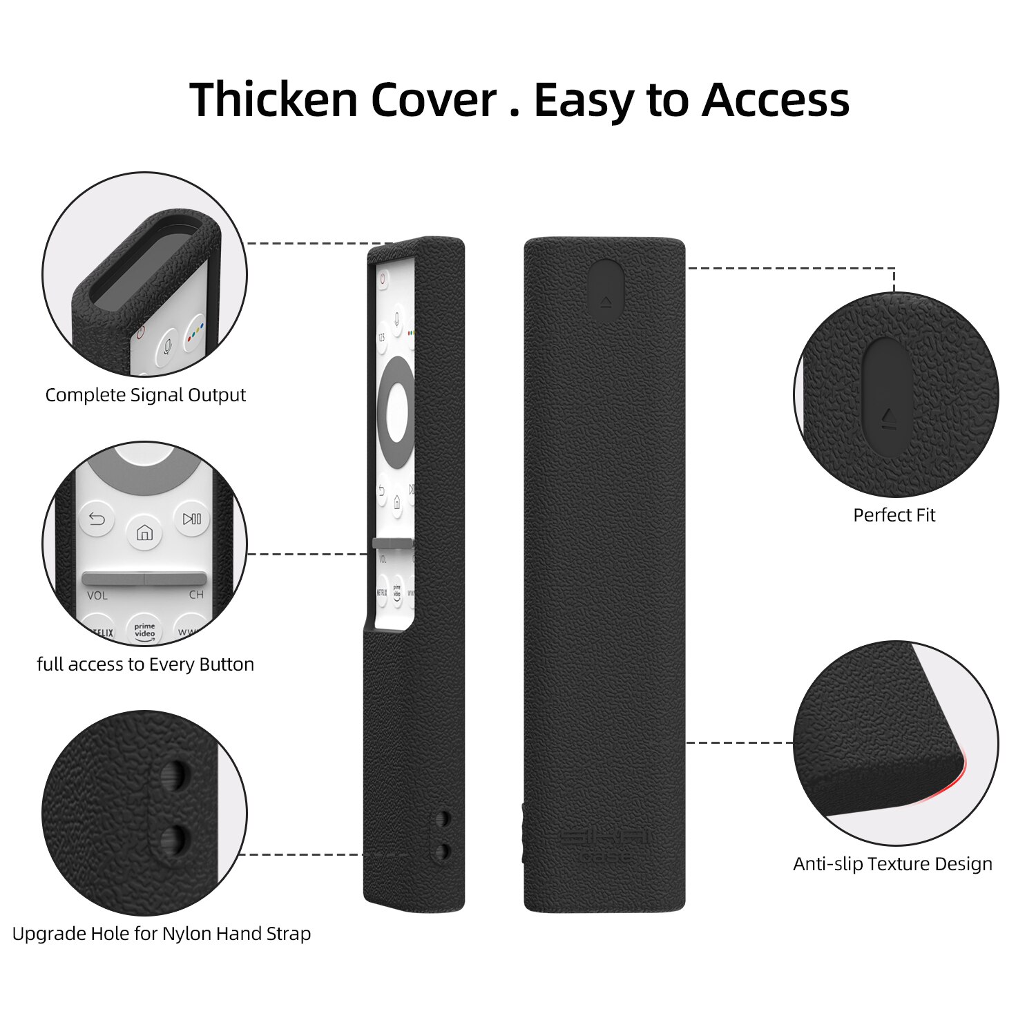 Couvertures pour samsung QLED tv smart bluetooth télécommande BN59-01311G BN59-01311B TM1990C BN59-01311H BN59-01311F SIKAI couverture