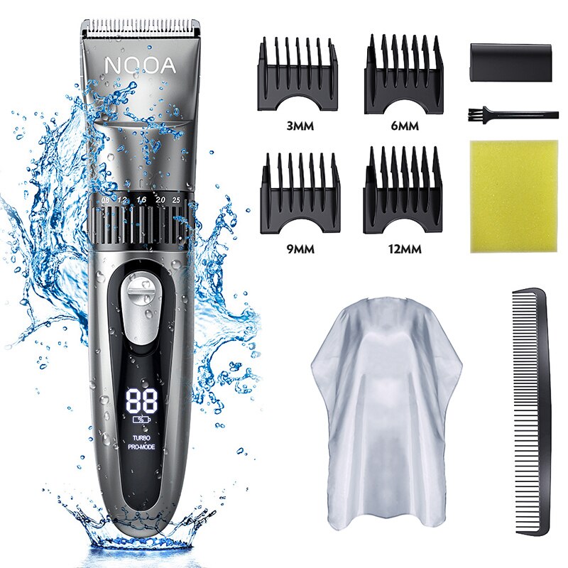 Professionele Tondeuse Kappers Trimmer Voor Mannen Machine Hair Cut Elektrische Kapper Clipper Baard Trimmer Maaier Een Baard: 9932 set