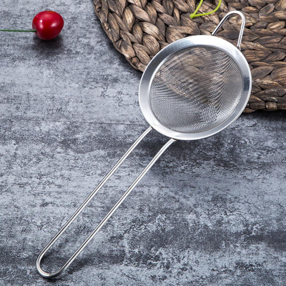 Tamiz cónico de acero inoxidable para cócteles, colador de malla fina para quitar brocas de jugo, colador de Julep, herramienta de barra de Barware
