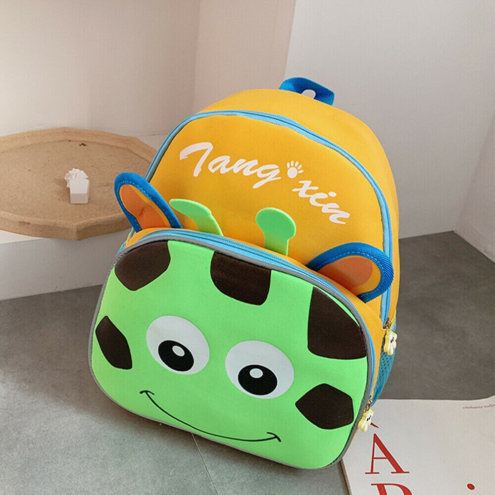 Cute toddler kid girl school bag cartoon animal mini backpack nylon baby kindergarten backpack: Caterpillar