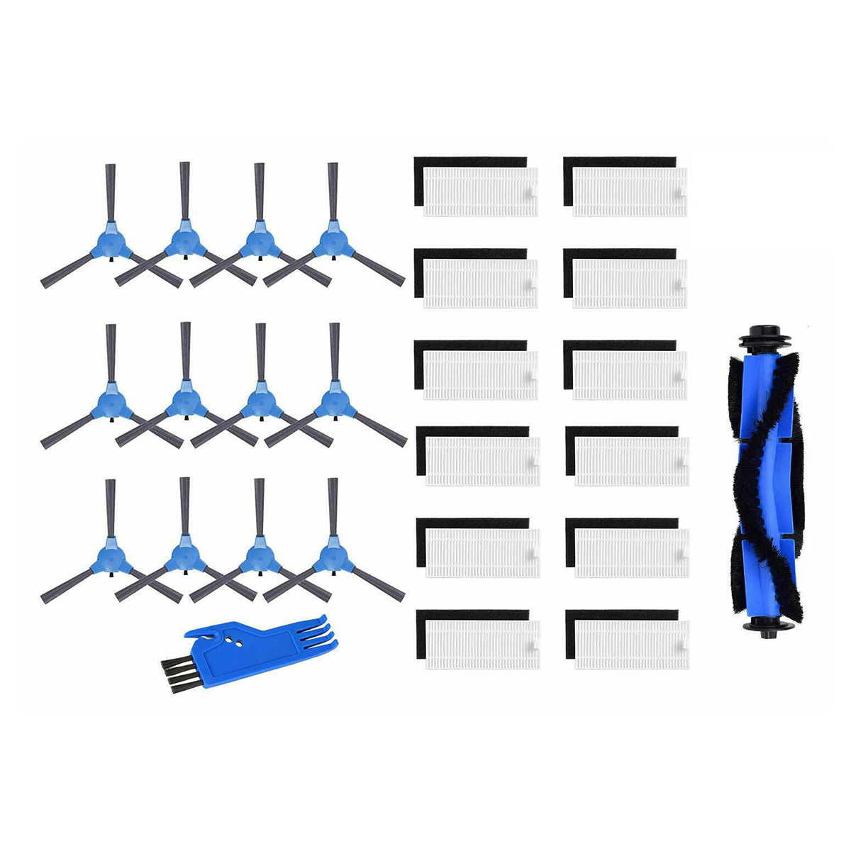 Side /Roller Brush Filters Parts Kit RoboVac 30 30C RoboVac 15C Vacuum Cleaners