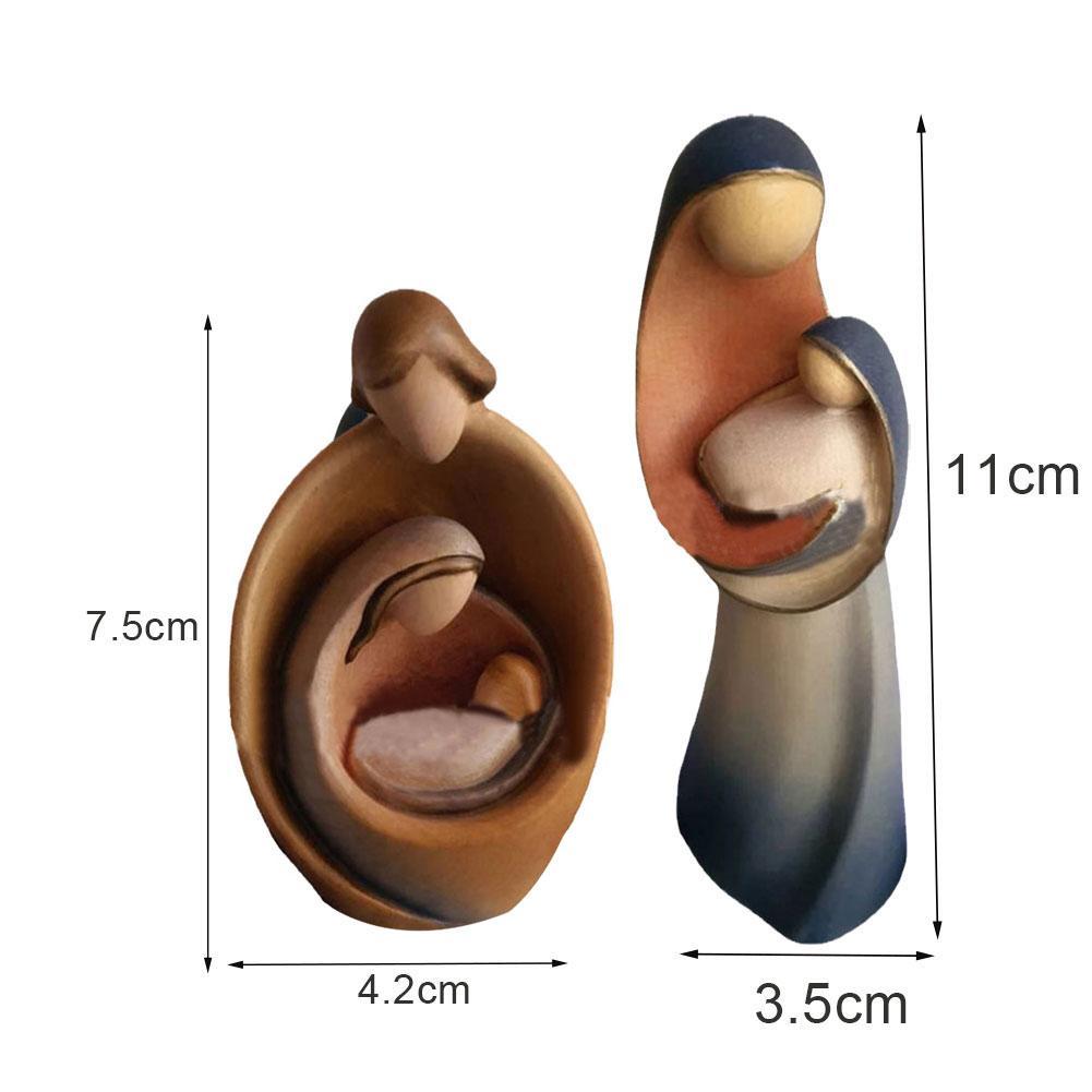 Nativity Scene Holy Family Sculpture Resin Decoration Decoration Resin Crafts Births Nativity Scenes