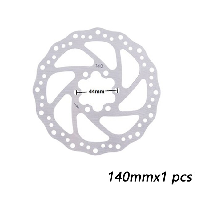 Rotore Disco Freno MTB – 6 Bulloni – 120/140/160/180/203mm – Acciaio Argento