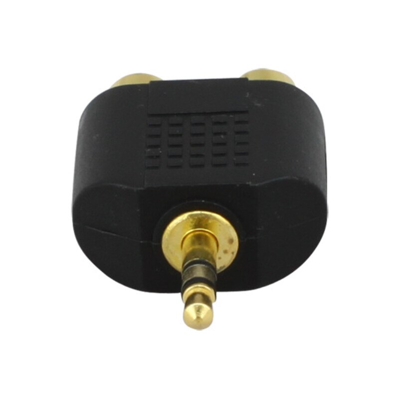 3.5mm Stereo Male To 2 RCA Female Adapter Male Jack Out Plug To 2X RCA Female Splitter Adapter Connector M/F for phone mp3 4 cd