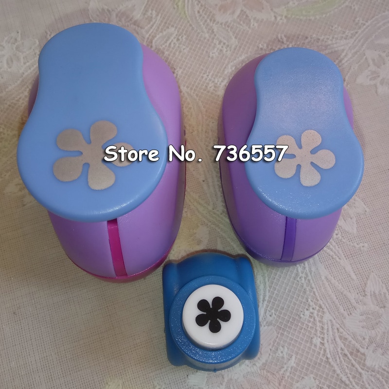 3PCS Flower Petal Shaped craft punch set School Scrapbook DIY Paper Cutter EVA foam Flowers Hole Punches