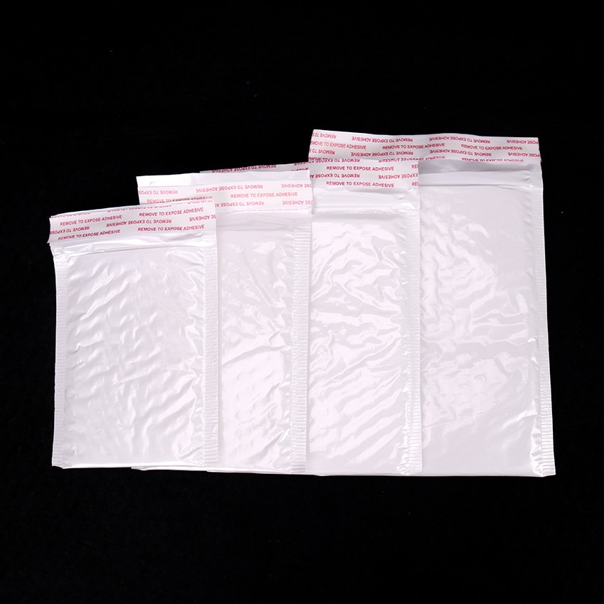Sobres acolchados de burbujas para correo, 10 Uds., 4 tamaños