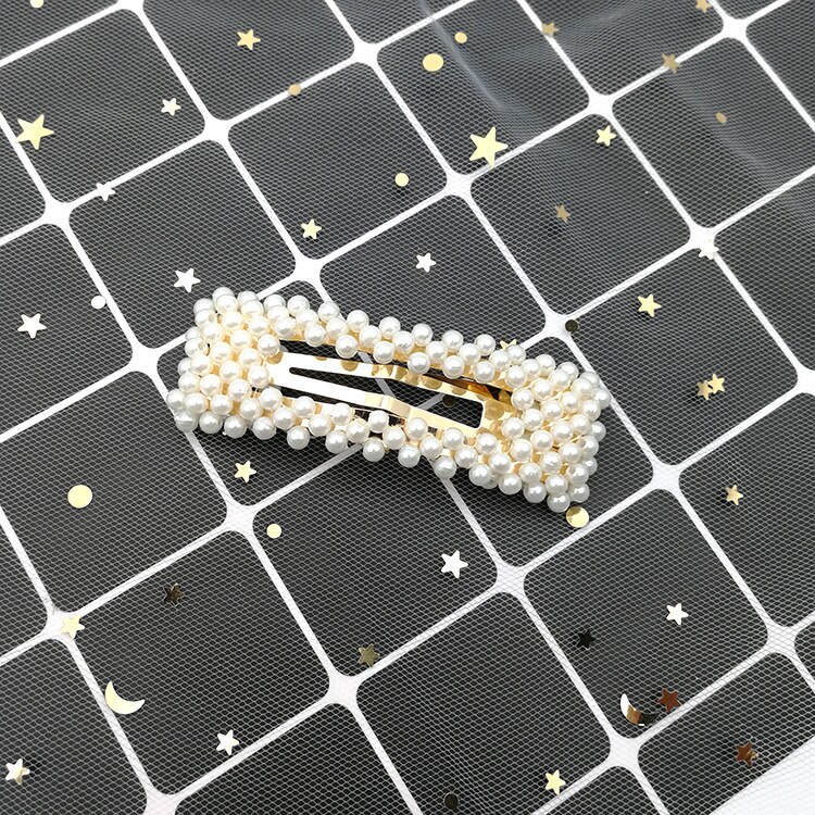 pearl hairpin ladies simple hairpin Korean hairpin hair accessories headdress styling accessories